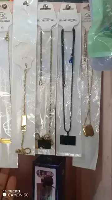Collier Acier Inoxydable Argenté