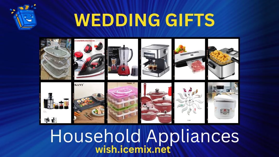 Wedding gifts list