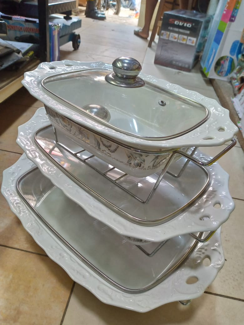 Marble table dishes