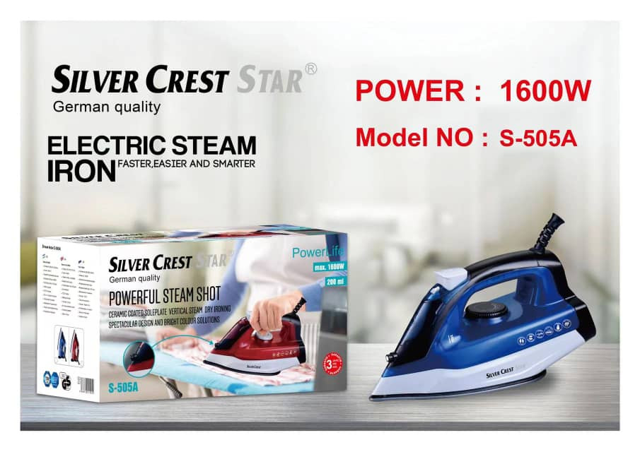 Silver Crest Star Electric Steam Iron