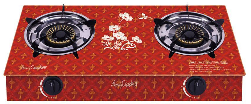 Elegant Glass Gas Cooker