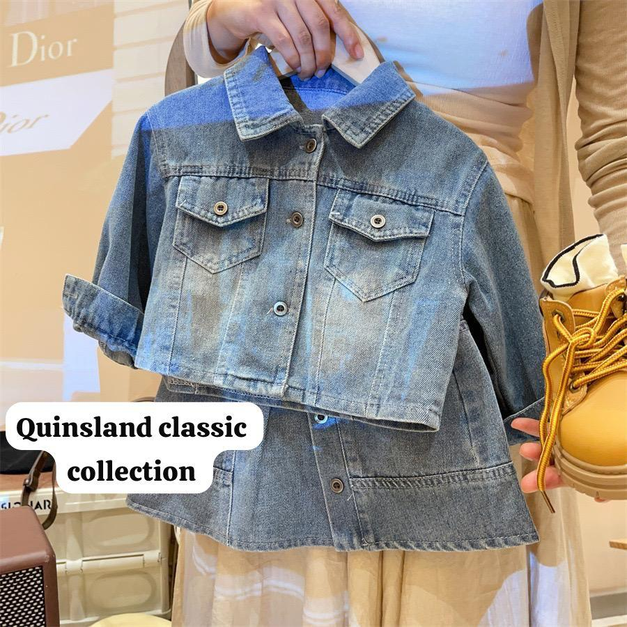 Denim Jacket and Skirt Set