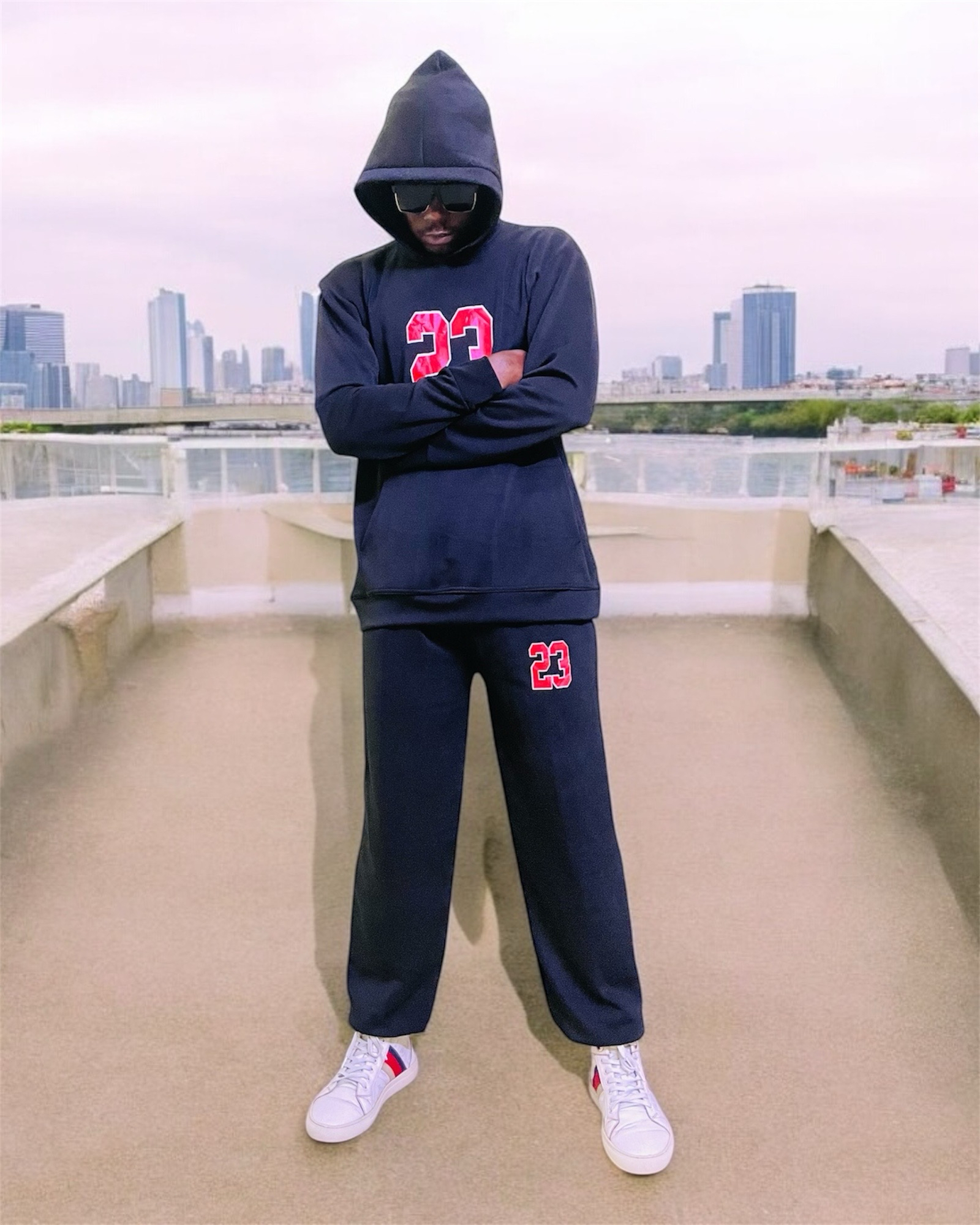 Ensemble de jogging sport avec capuche