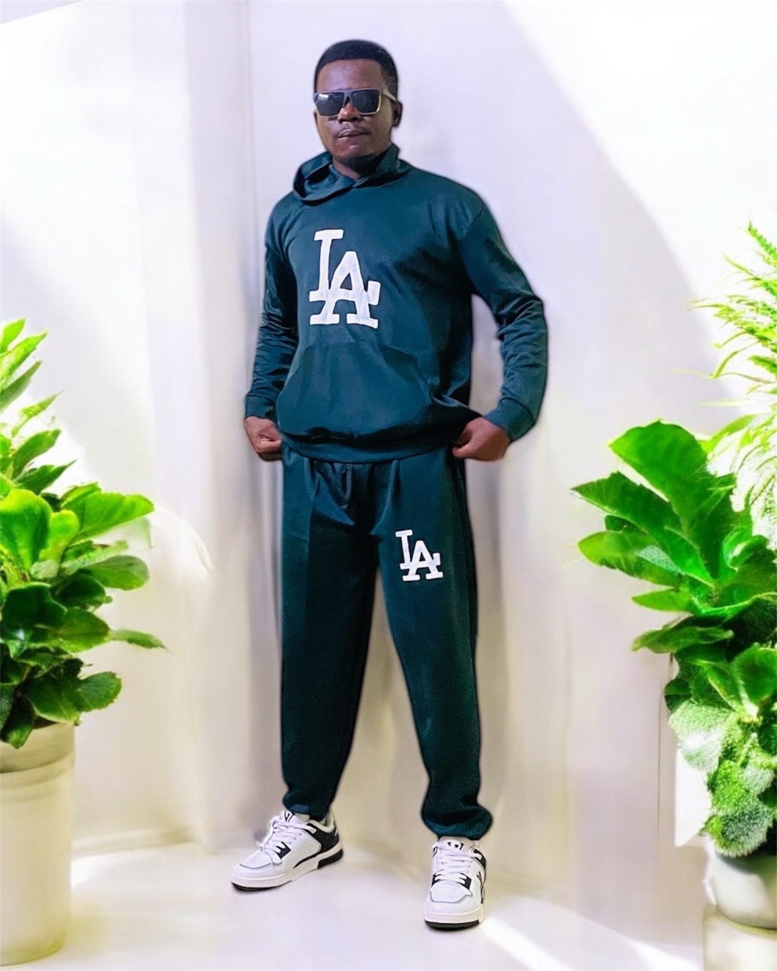 Ensemble de jogging sport avec capuche