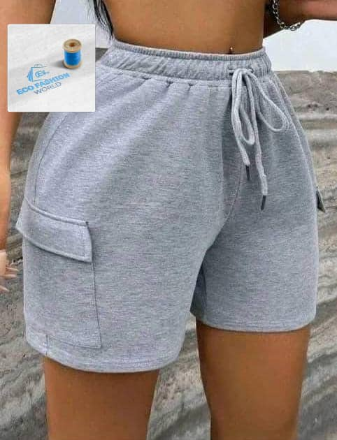 Stylish Cargo Pocket Jogger Shorts