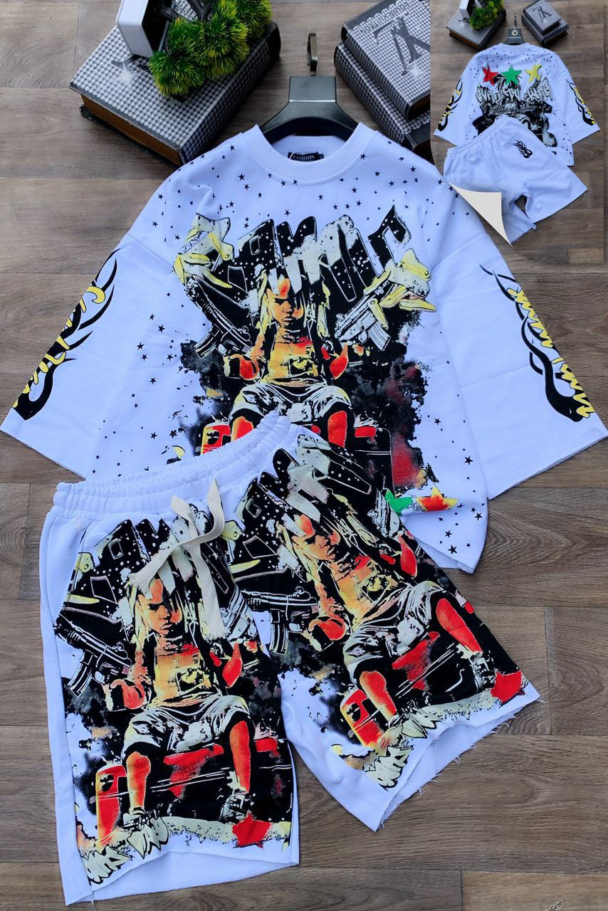 Ensemble Imprimé Graphique Homme