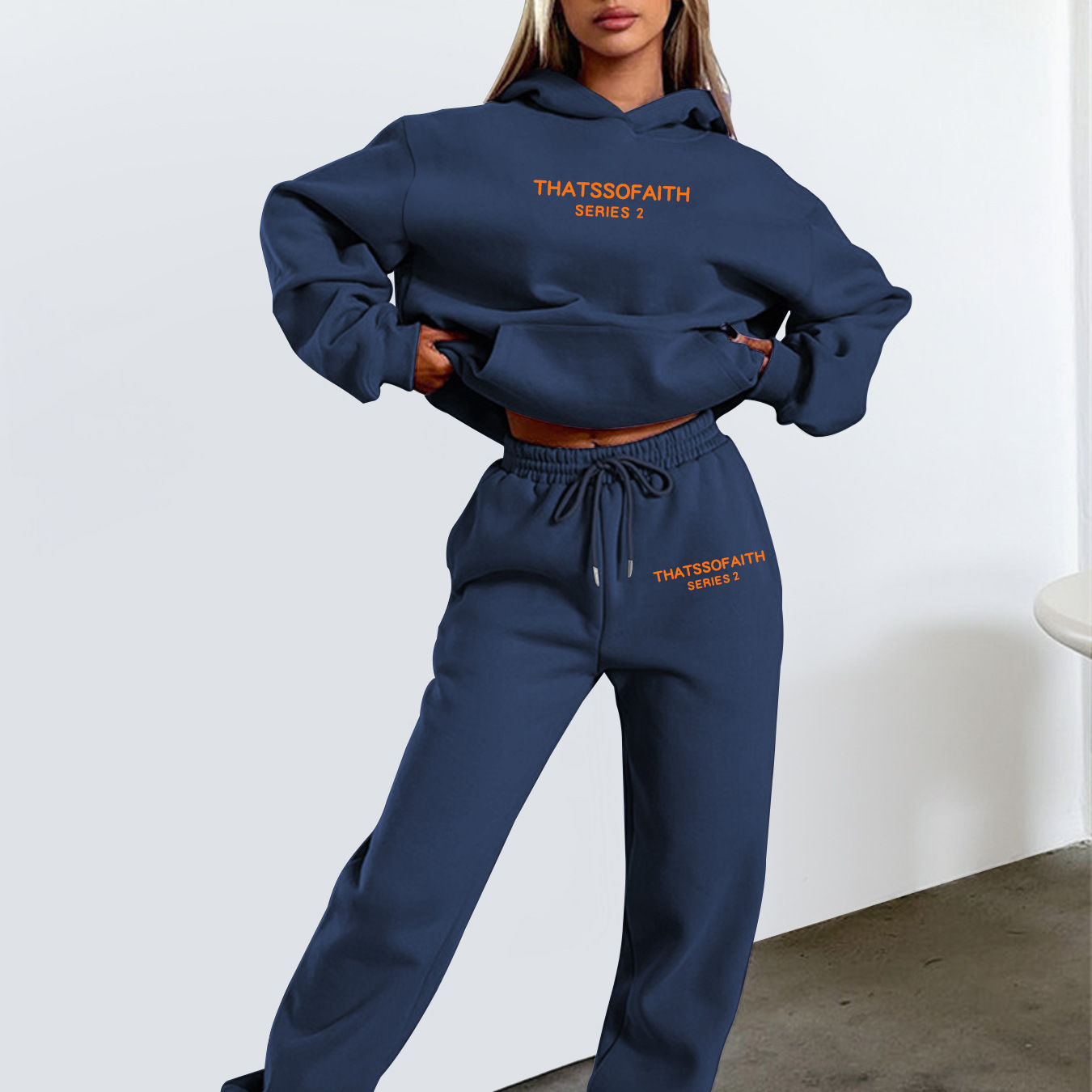 THATSSOFAITH Lounge Set - Orange Print