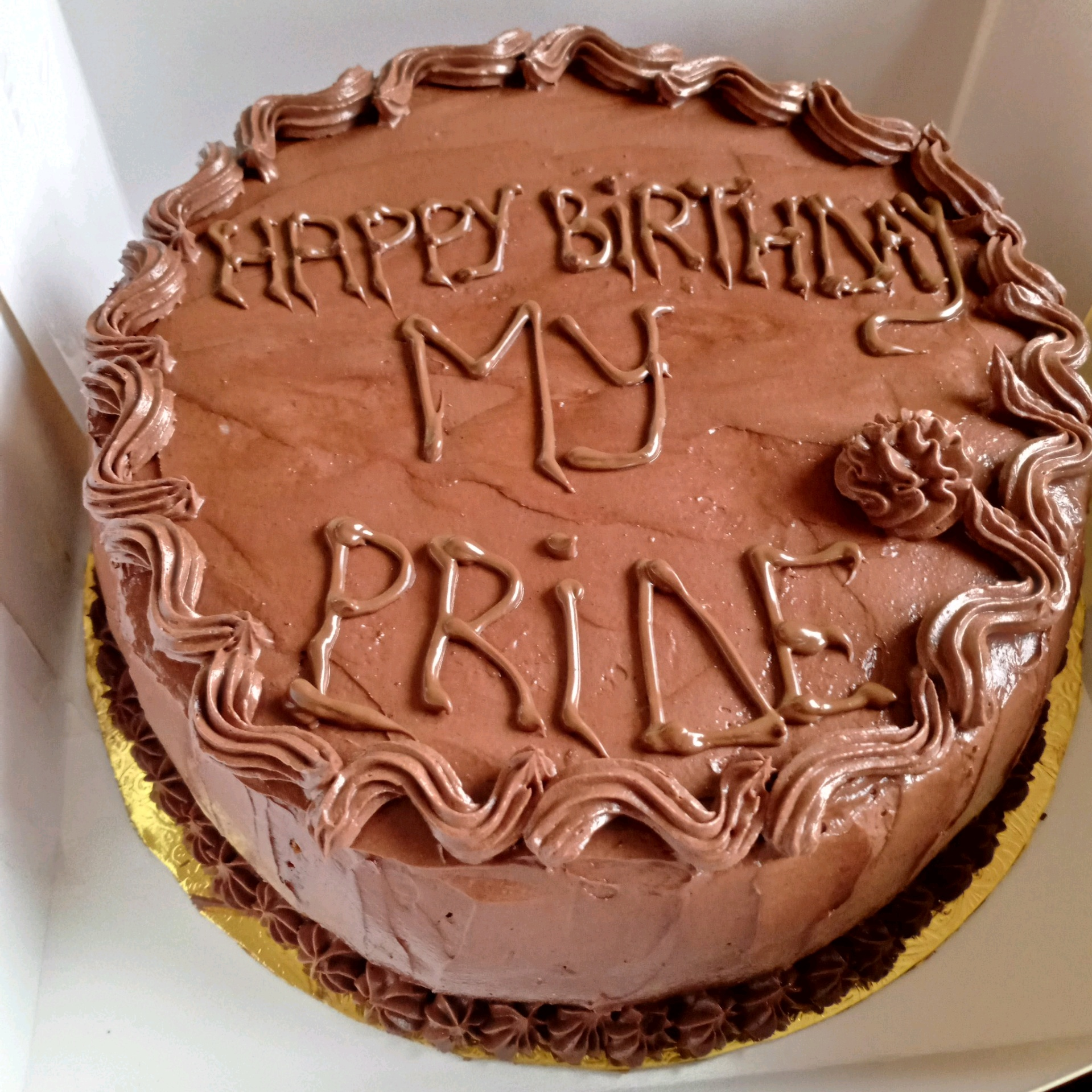 Chocolate Birthday Cake