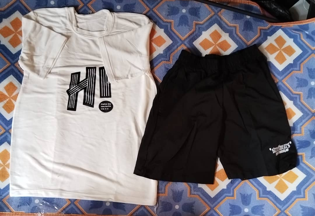 Casual T-Shirt Shorts Outfit