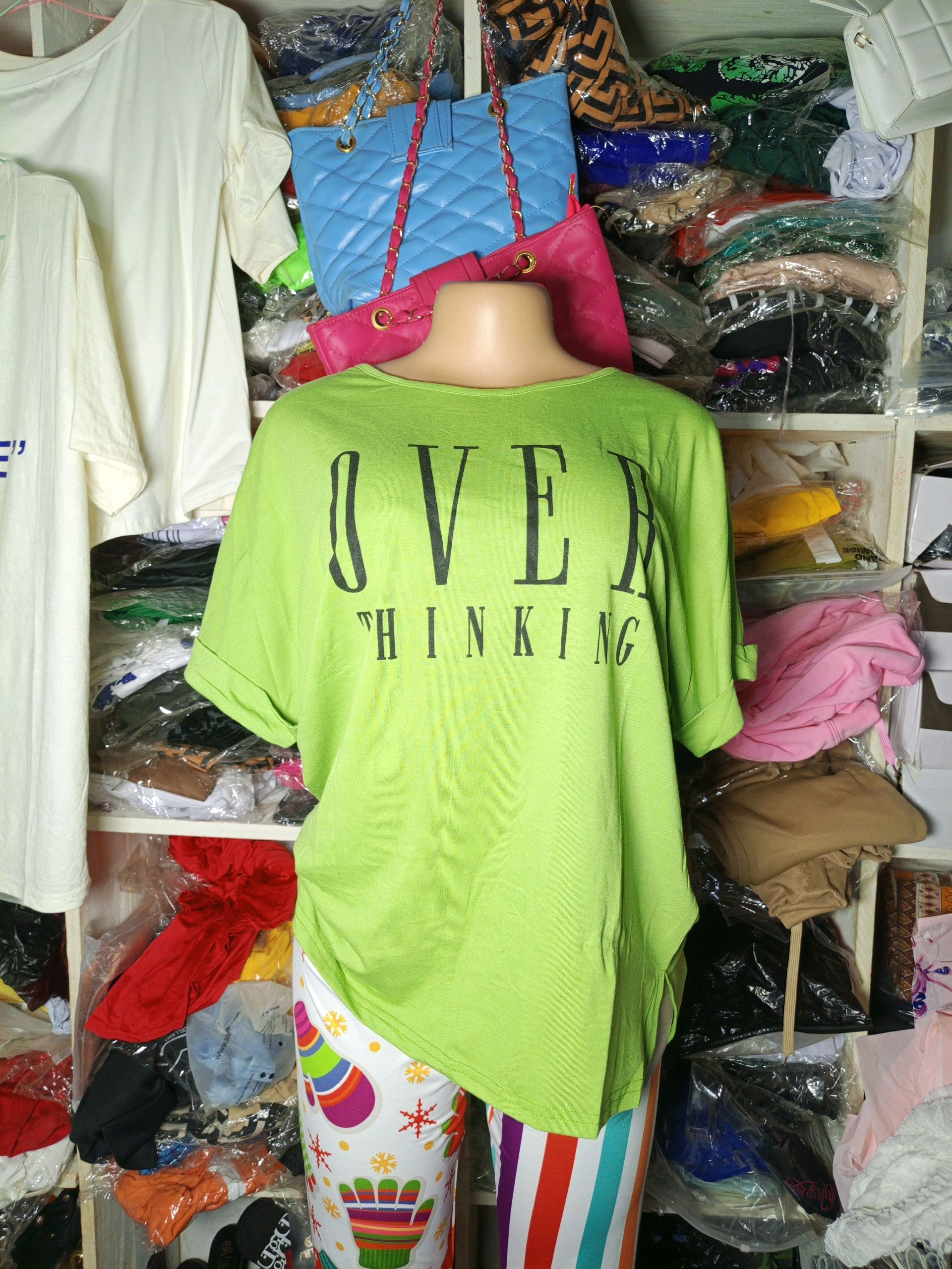 "Over Thinking" Print T-shirt