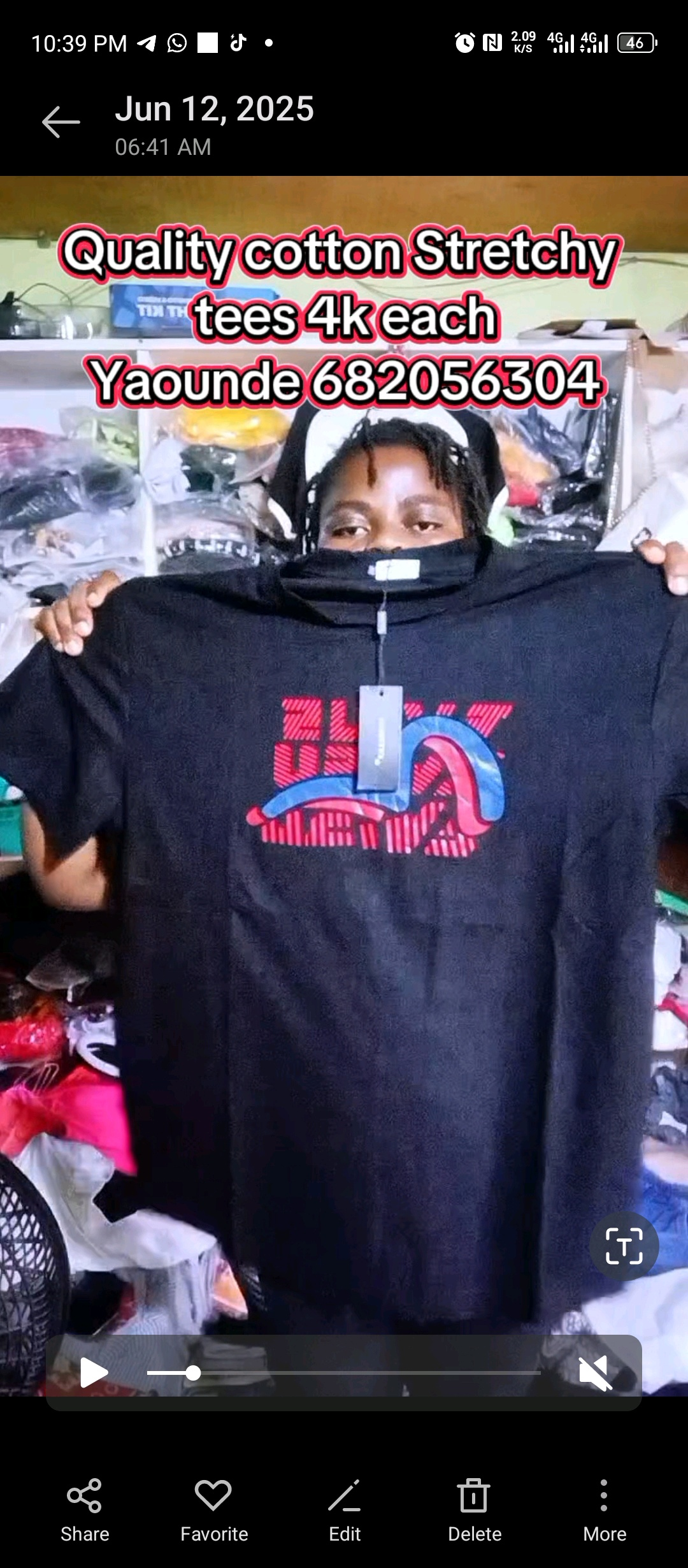 Black Graphic T-Shirt