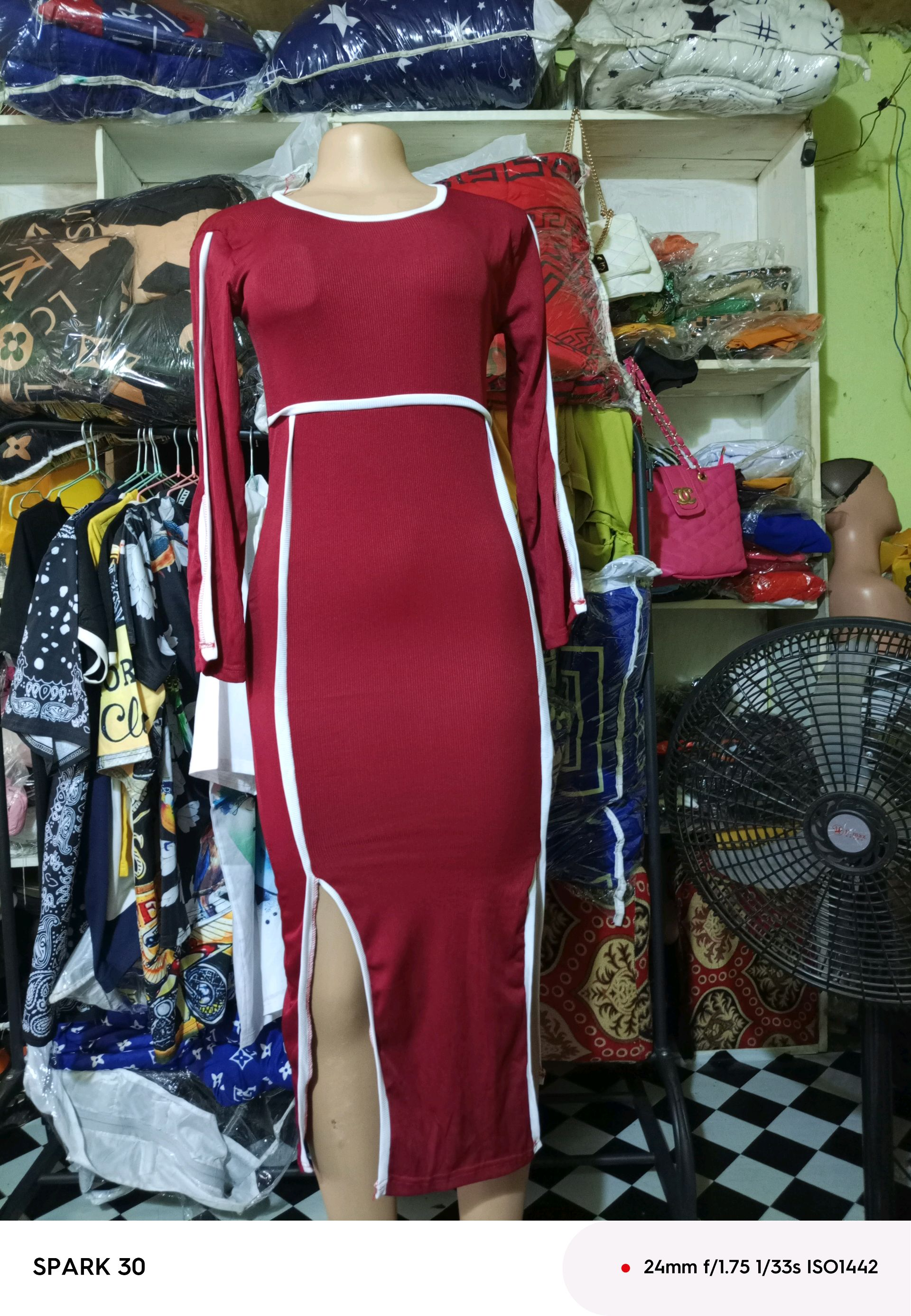 Ribbed Maxi Dress