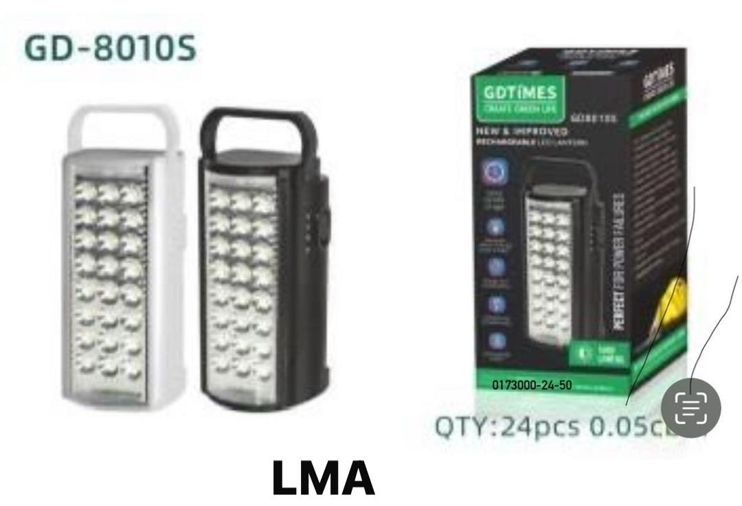 GDTIMES GD-8010S Rechargeable LED Lantern (White)