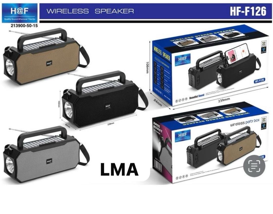 H@F HF-F126 Wireless Speaker (Brown)