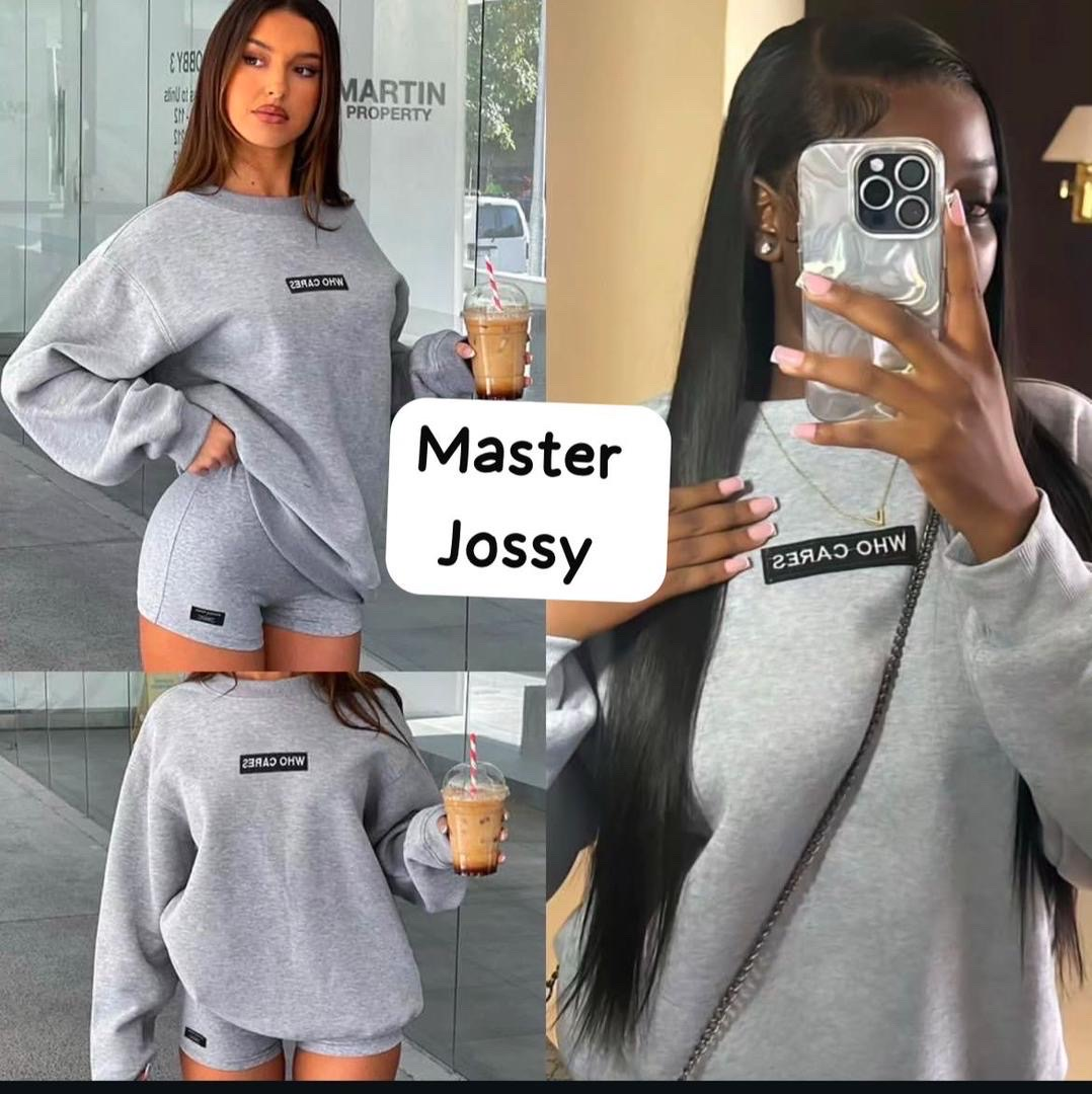 Ensemble Décontracté Gris Confortable