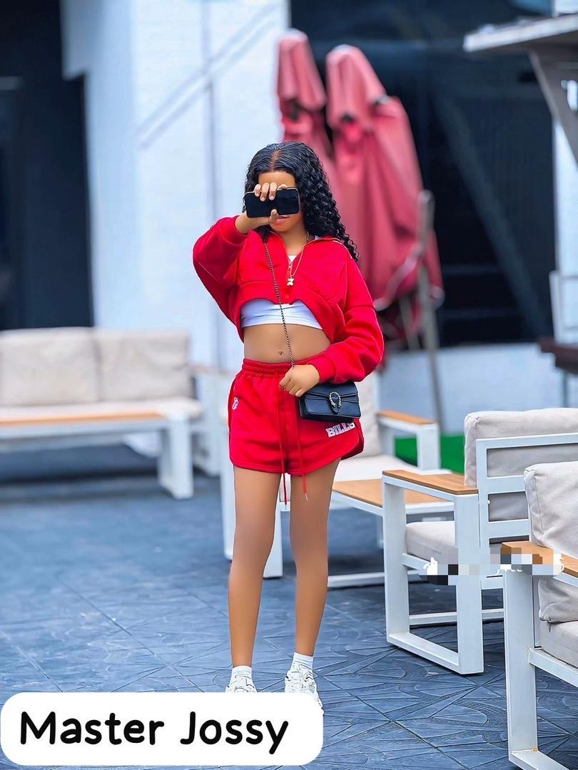 Tenue Sportive Décontractée Rouge
