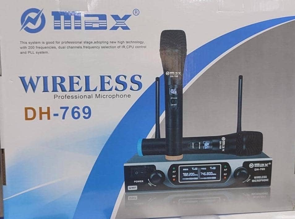 OMAX DH-769 Wireless Professional Microphone System