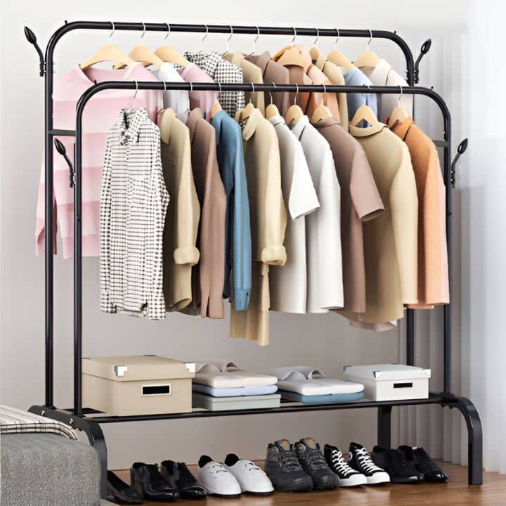 Double-Rail Garment Rack