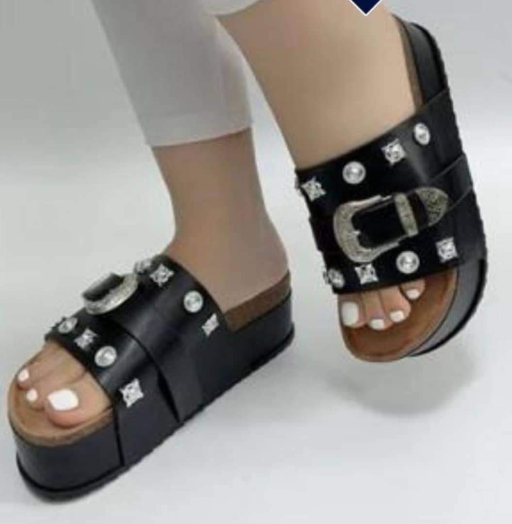 Black Platform Sandals