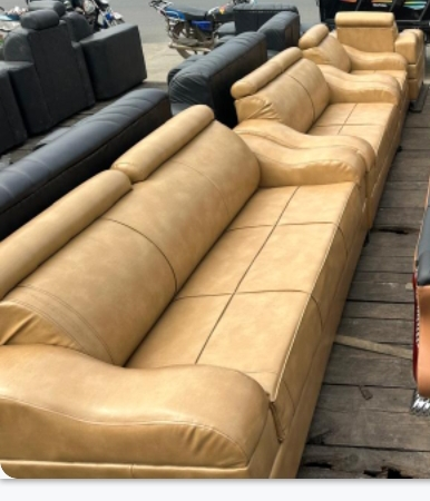 Leather Sofa Set