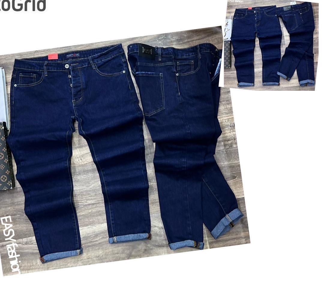 Jean Denim Bleu Foncé pour Homme