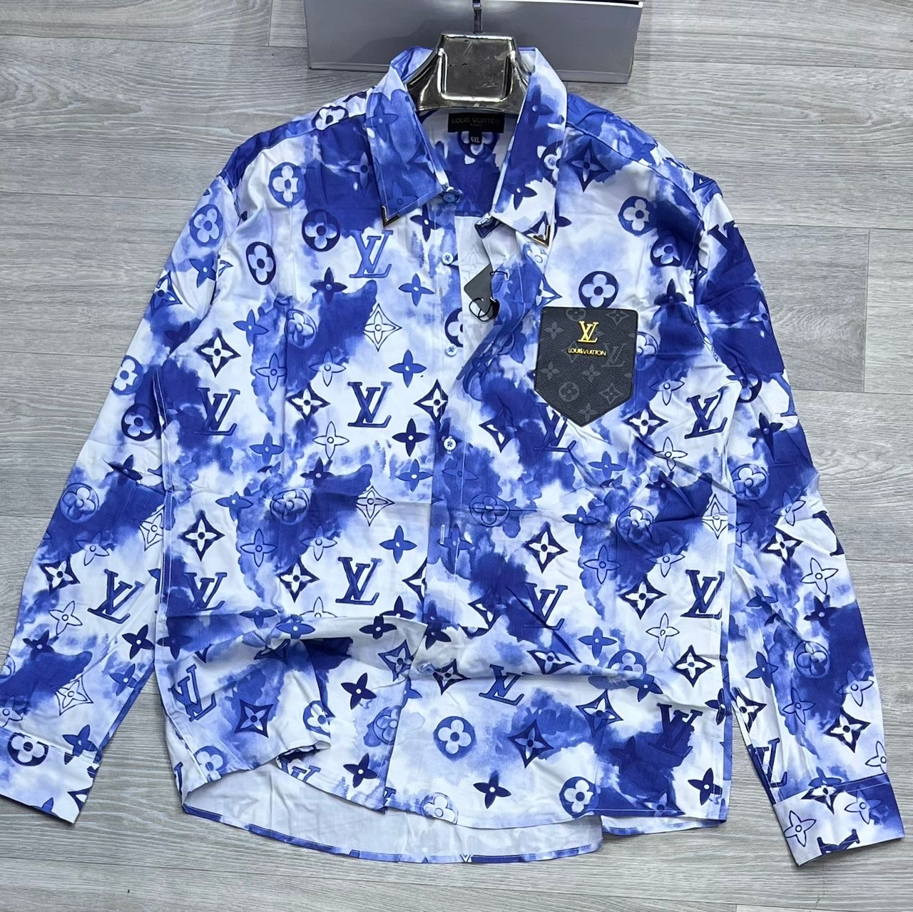 Louis Vuitton Monogram Blue Cloud Shirt