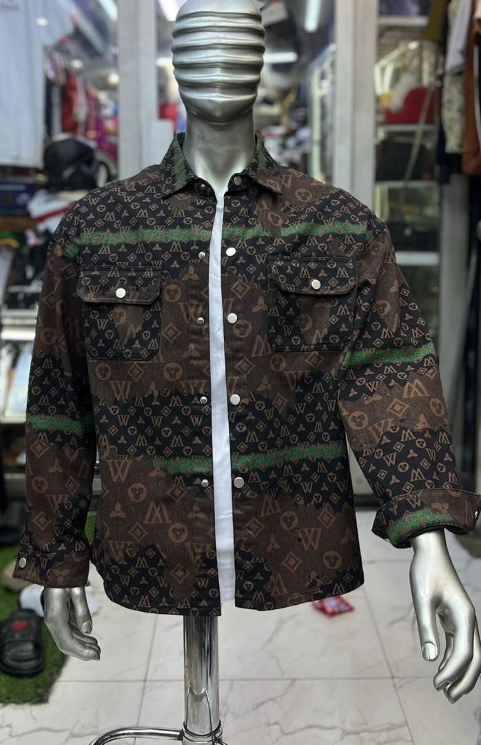 Louis Vuitton Style Patterned Jacket