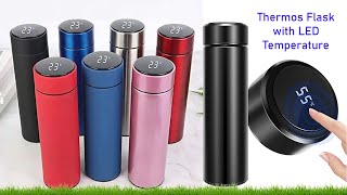 Smart Thermos Flask with LED Temperature Display