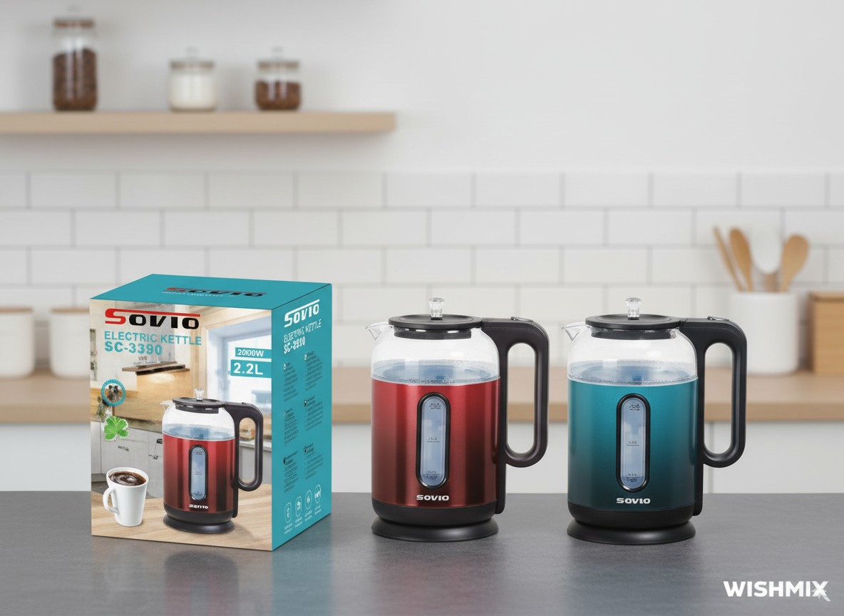 SOVIO Electric Kettle SC-3390