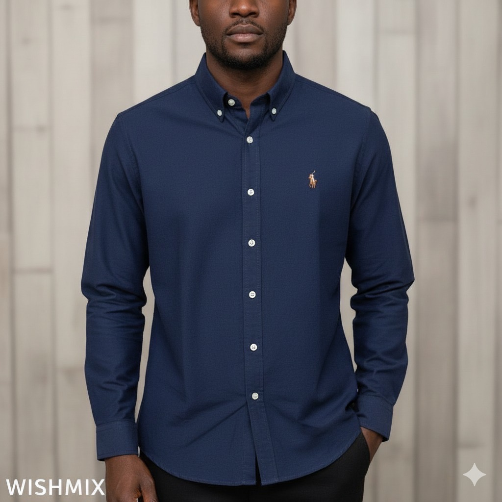 Men's Long Sleeve Button-Down Shirt