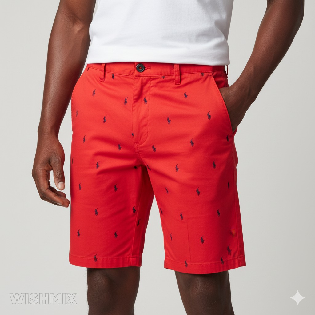 Men's Printed Chino Shorts