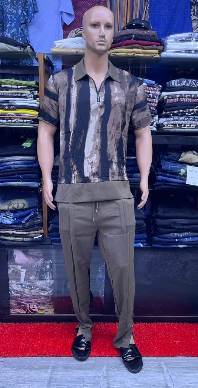 Men's Polo Shirt and Jogger Set