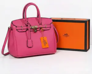 Sac à Main en Cuir avec Cadenas