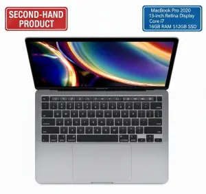 MacBook Pro 2020 13” Retina - Intel Core i7, 16GB RAM, 512GB SSD
