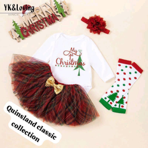 Christmas baby girl outfit