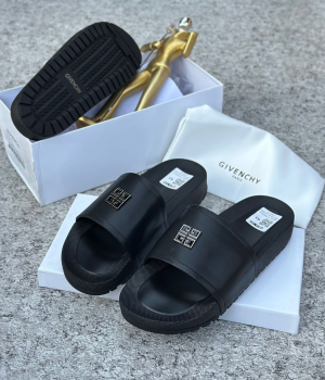 Givenchy Black Slides - Size 43