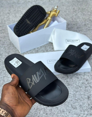 Balmain Black Slides