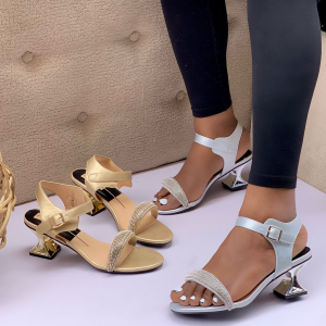 Women's Rhinestone Ankle Strap Sandals