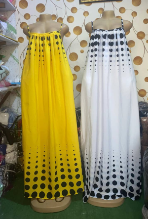 Chic Polka Dot Maxi Sundress