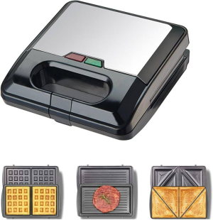 SOKANY 3-in-1 Sandwich Maker Waffle Maker & Grill KJ-302