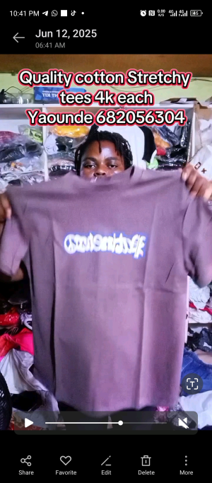 Quality Stretchy Cotton T-shirt