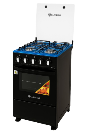 Glamstar 4-Burner Gas Cooker with Oven