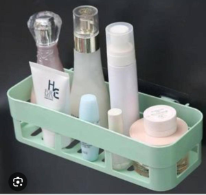 Wall-Mounted Bathroom Organizer Rack