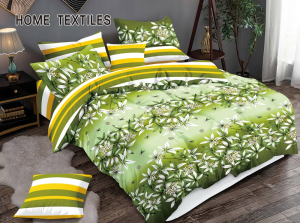 Green Floral Bedding Set