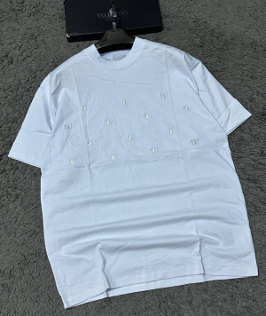 T-shirt Blanc Motif Papillon