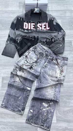 Men's Distressed Denim Jeans
