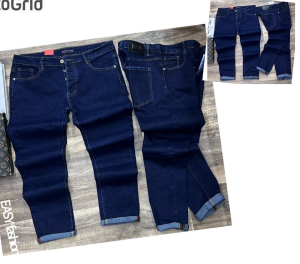 Dark Blue Denim Jeans for Men