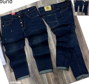 Stylish Destroyed Button Fly Jeans