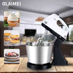 GLAIMEI Electric Stand Mixer with Stainless Steel Bowl