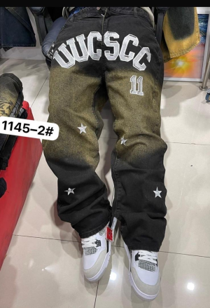 UC SCC 11 Star Print Baggy Jeans